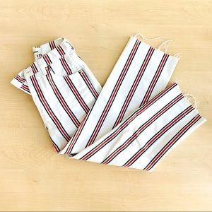 Reformation Cropped Straight Leg Jeans